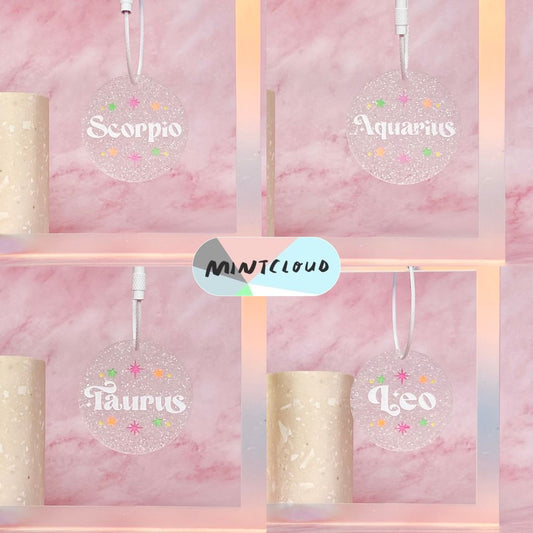 Hanging Bag Charm - Zodiac From Mintcloud Studio, an online jewellery store based in Adelaide South Australia