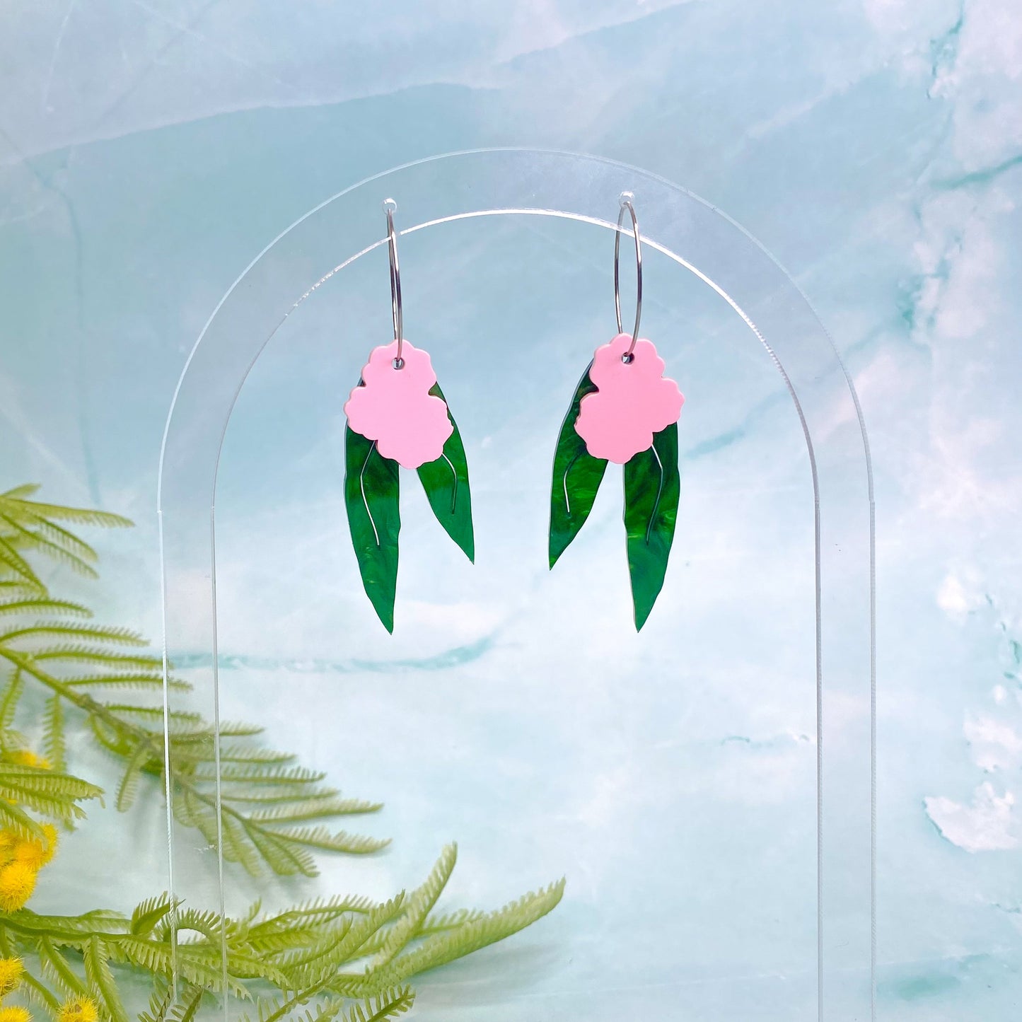 Wattle and Leaf Dangle - Various Colours
