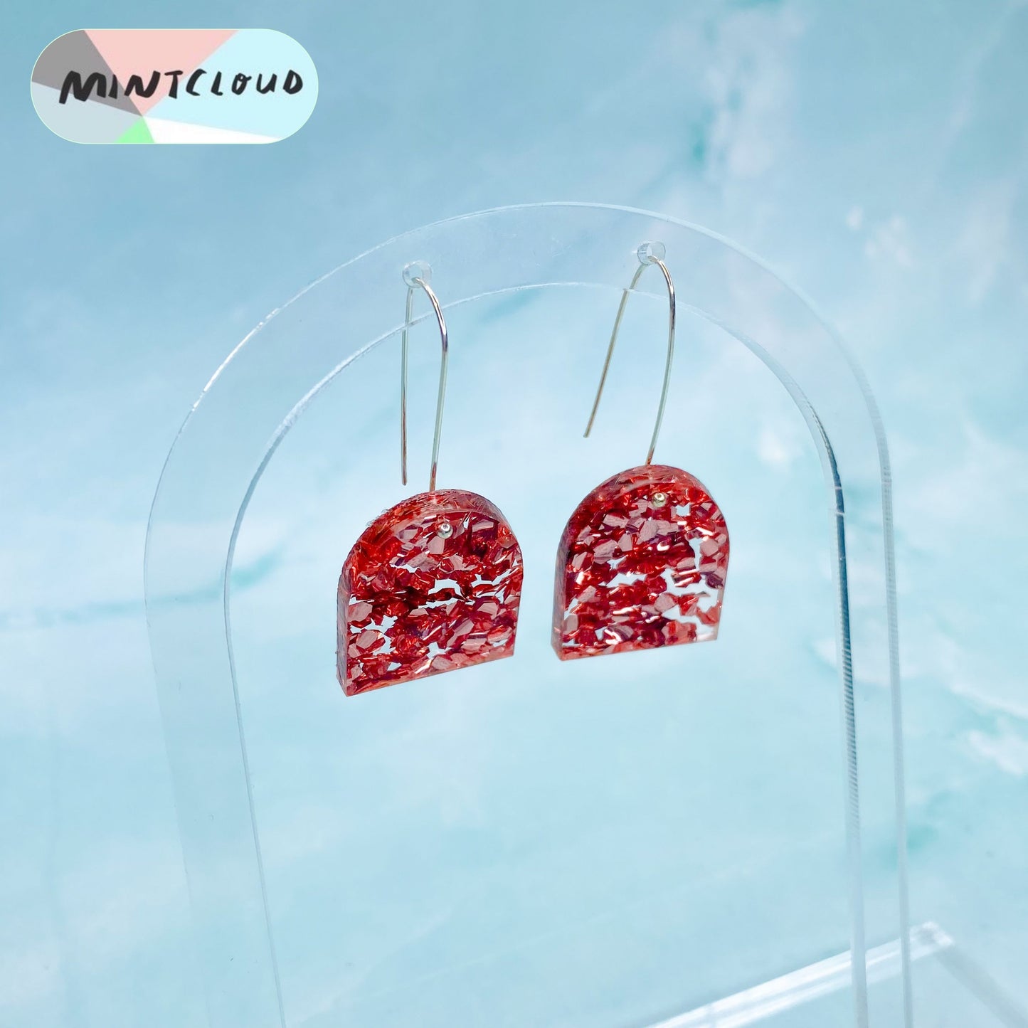 Hygge Drop Dangles - Various Colours From Mintcloud Studio, an online jewellery store based in Adelaide South Australia