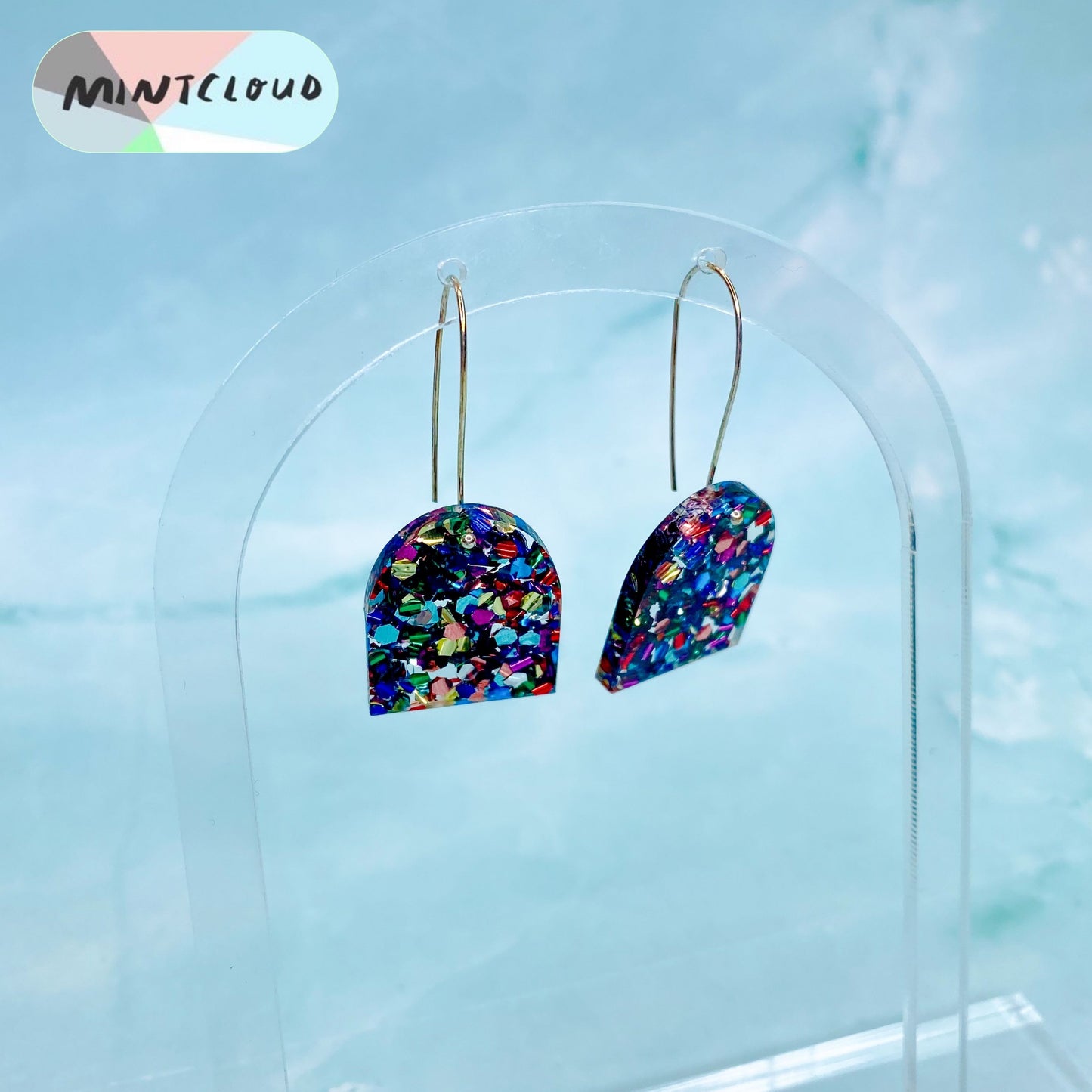 Hygge Drop Dangles - Various Colours From Mintcloud Studio, an online jewellery store based in Adelaide South Australia