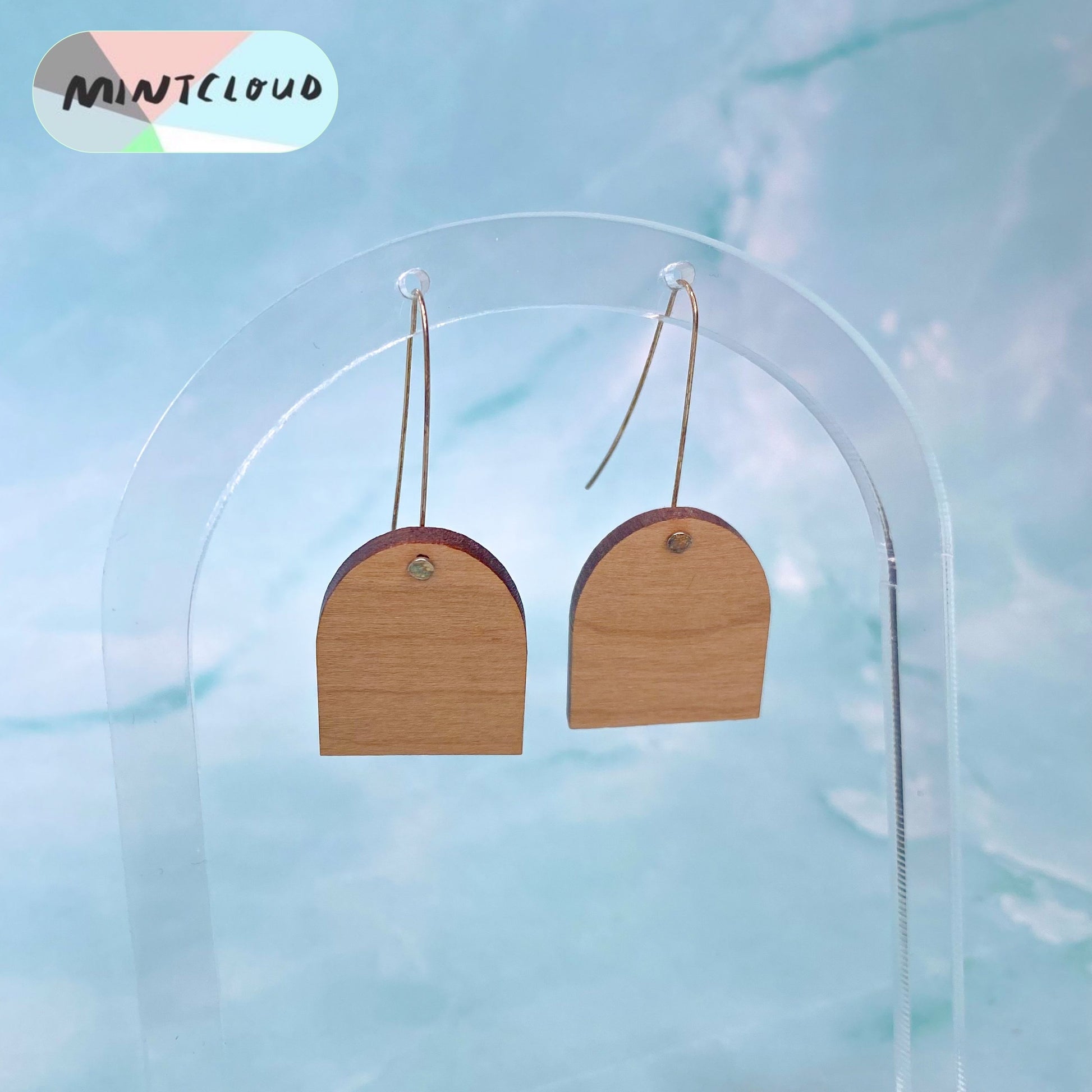 Hygge Drop Dangles - Various Colours From Mintcloud Studio, an online jewellery store based in Adelaide South Australia