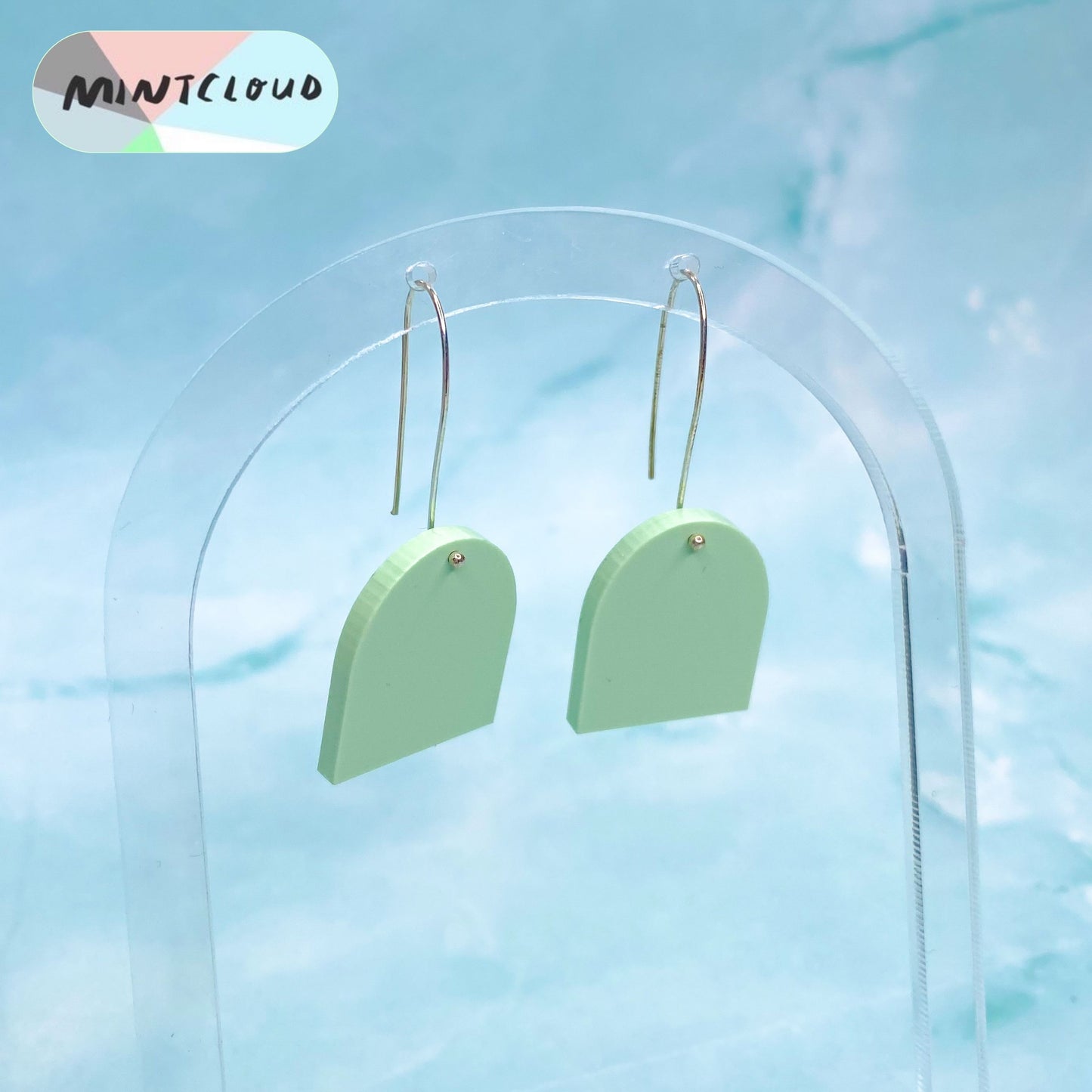 Hygge Drop Dangles - Various Colours From Mintcloud Studio, an online jewellery store based in Adelaide South Australia