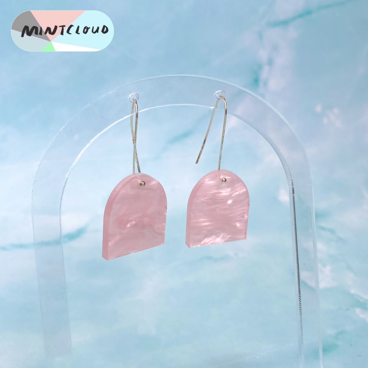 Hygge Drop Dangles - Various Colours From Mintcloud Studio, an online jewellery store based in Adelaide South Australia