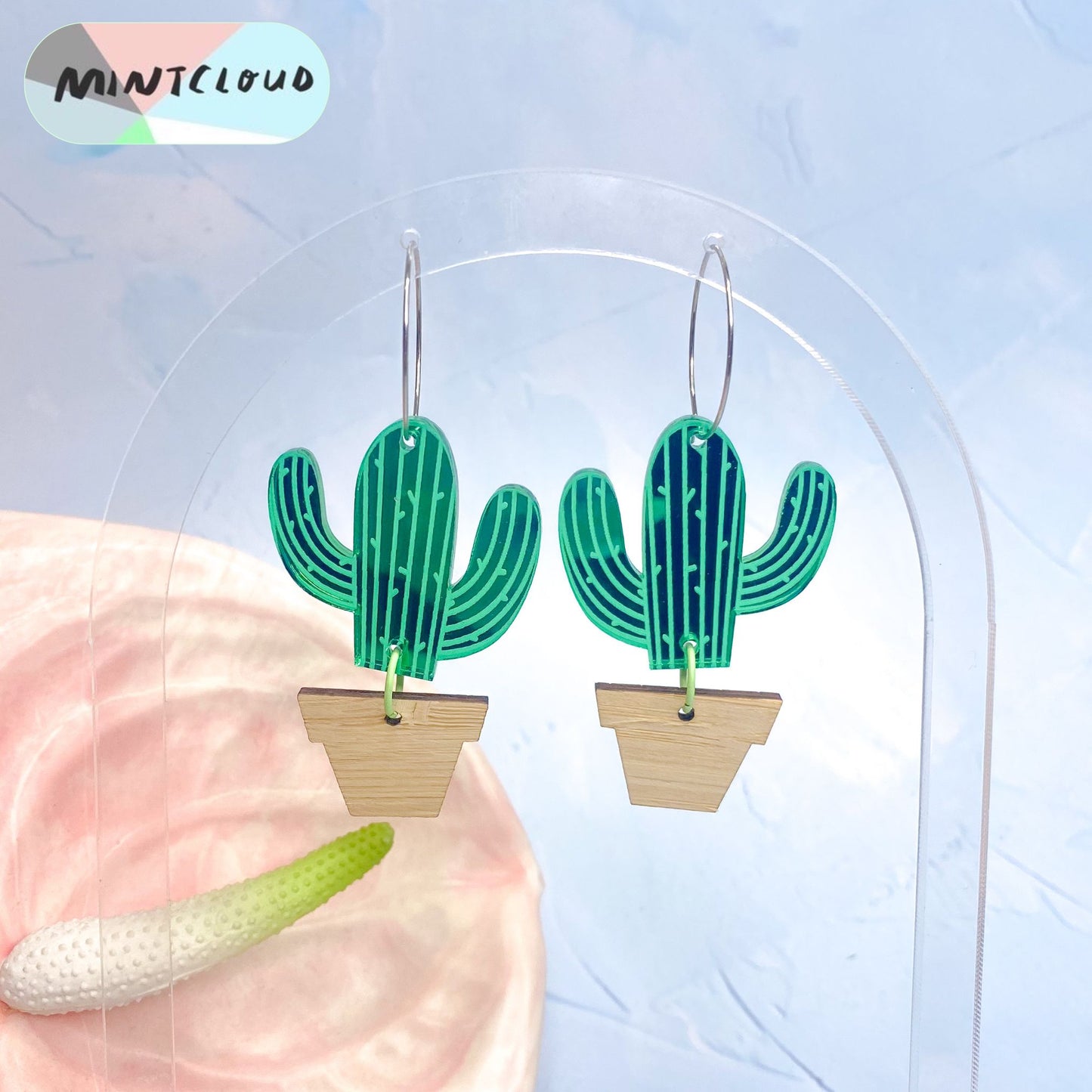 Potted Cacti Dangles - Various Designs