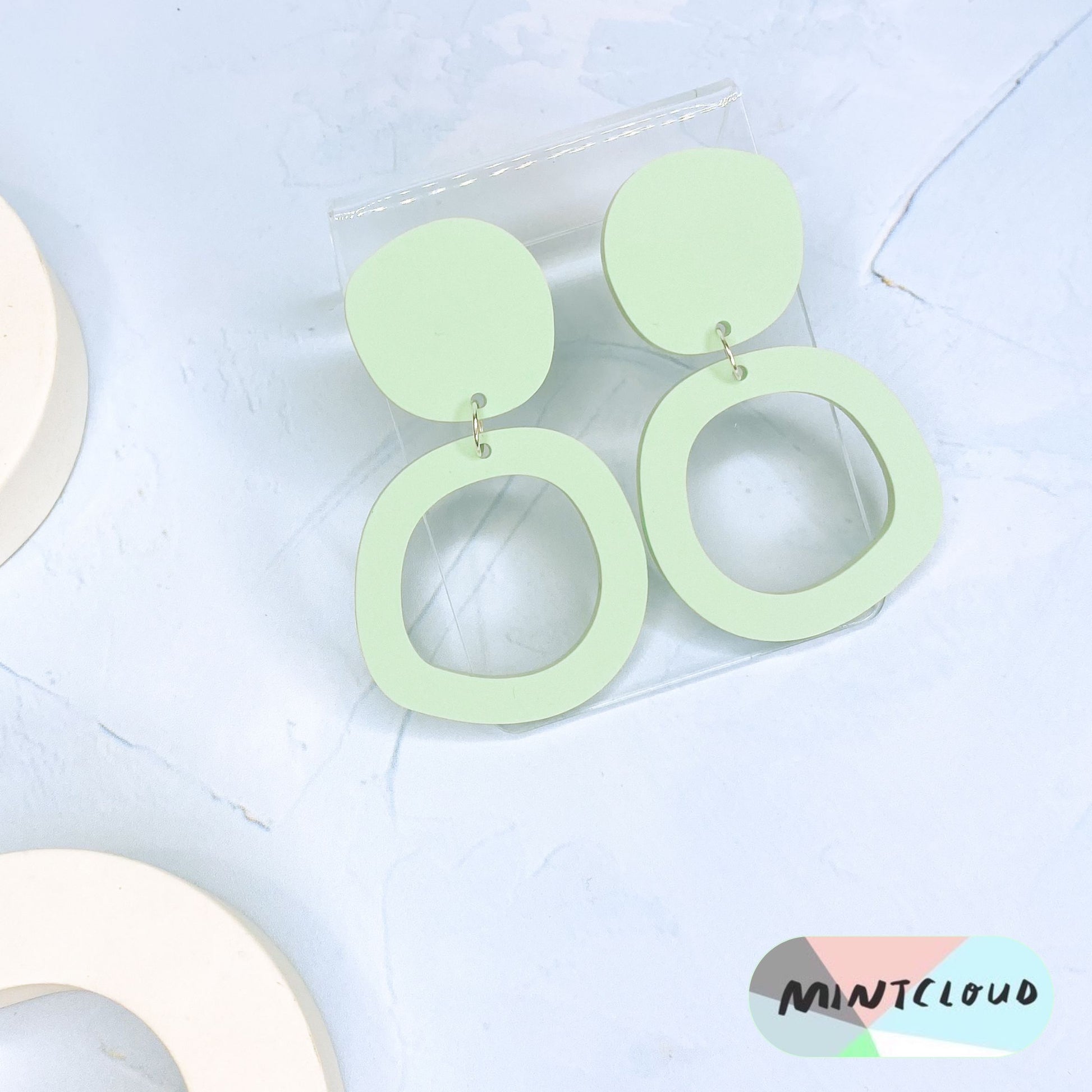 Loopy Loops Dangles - Various Colours From Mintcloud Studio, an online jewellery store based in Adelaide South Australia