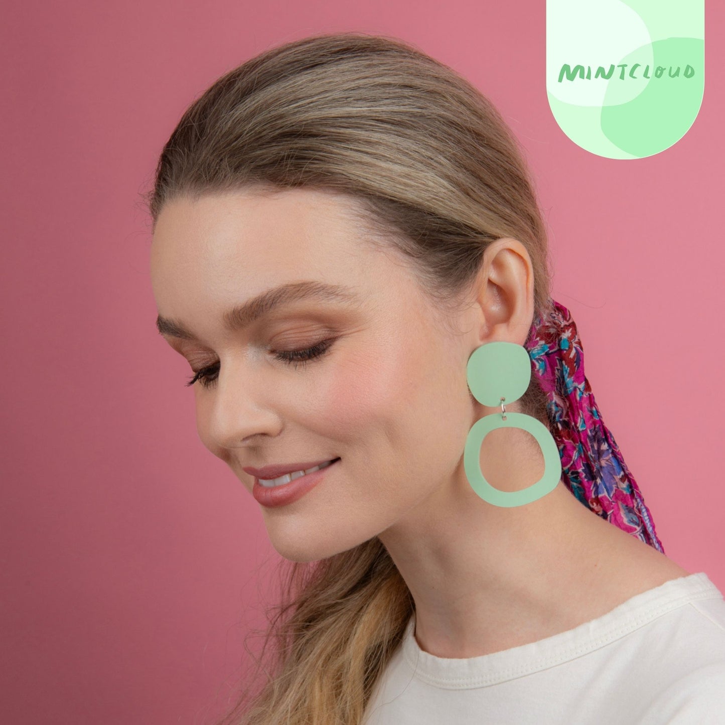 Loopy Loops Dangles - Various Colours From Mintcloud Studio, an online jewellery store based in Adelaide South Australia