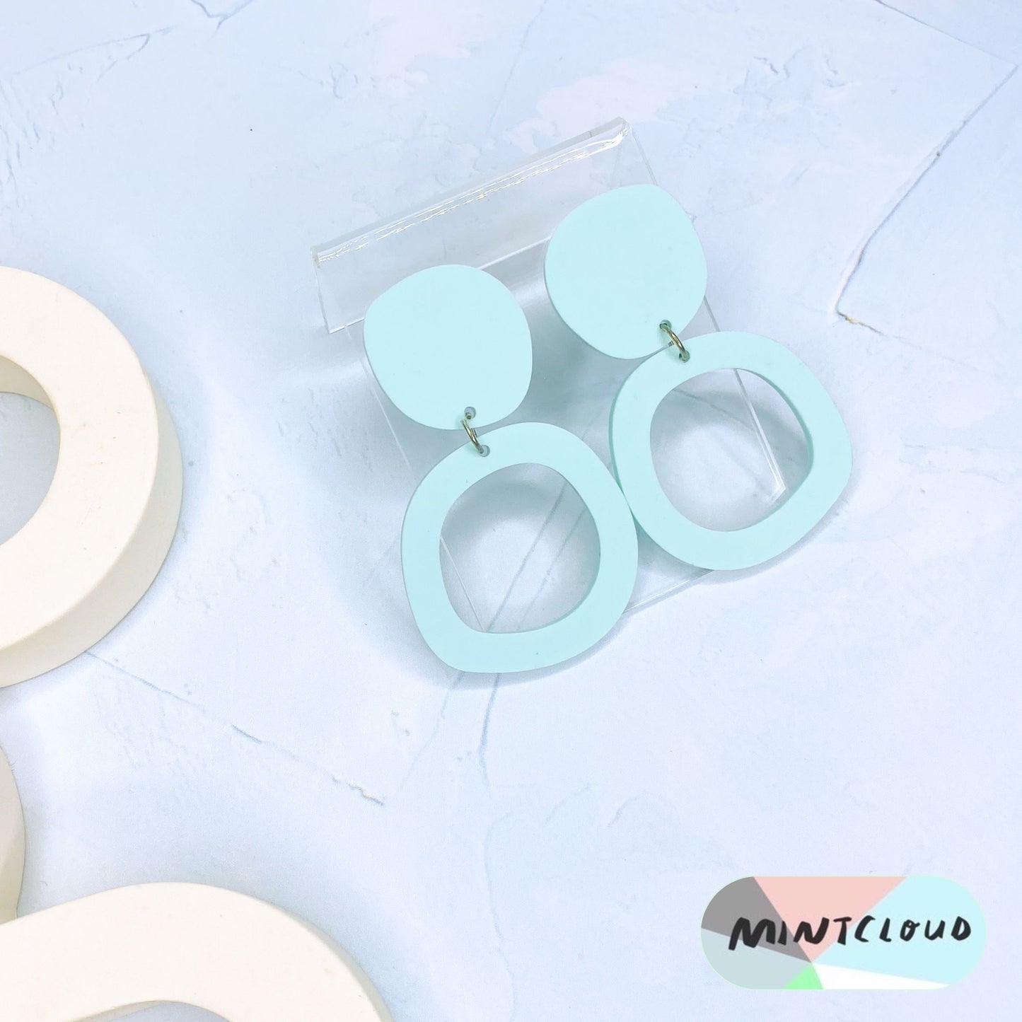 Loopy Loops Dangles - Various Colours From Mintcloud Studio, an online jewellery store based in Adelaide South Australia