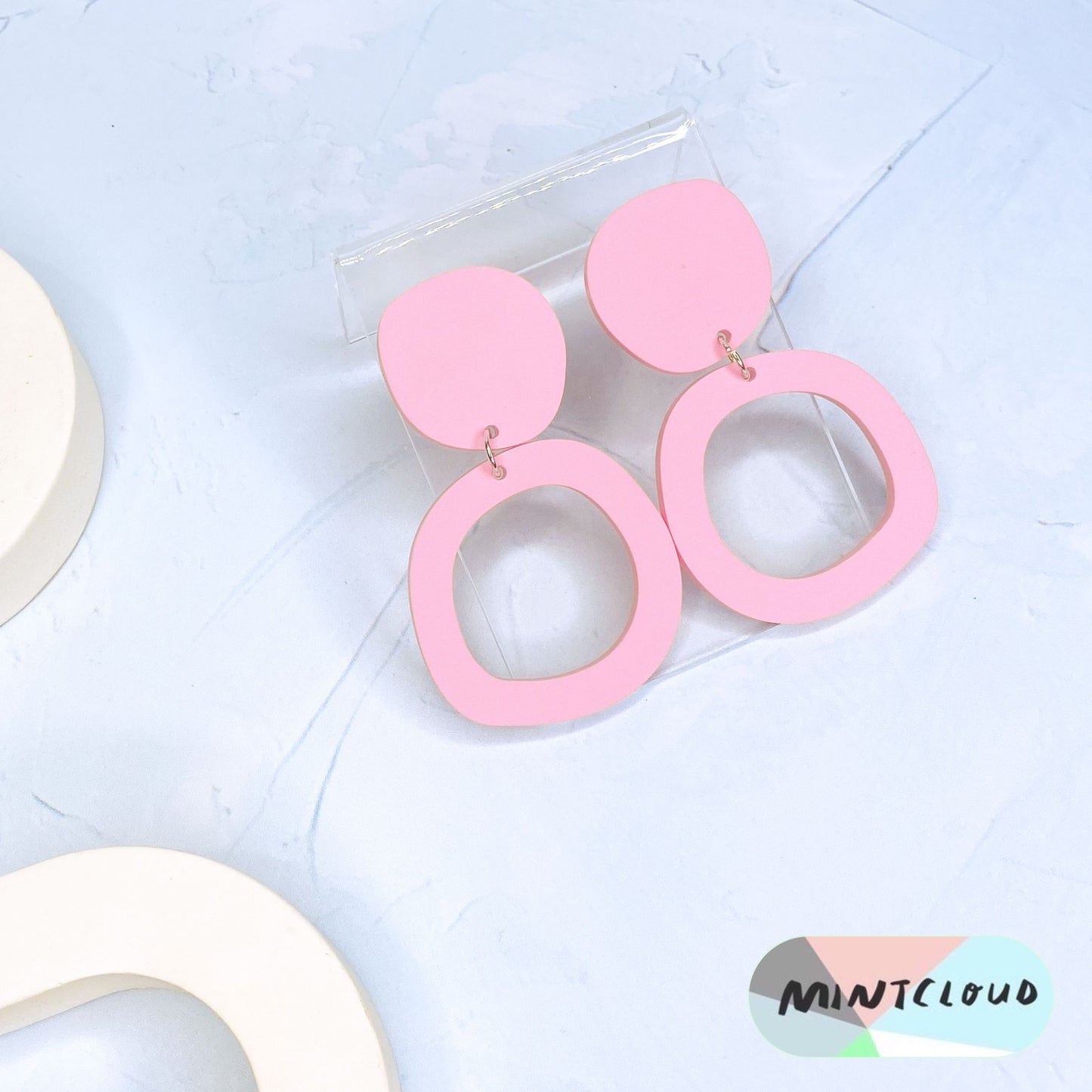 Loopy Loops Dangles - Various Colours From Mintcloud Studio, an online jewellery store based in Adelaide South Australia