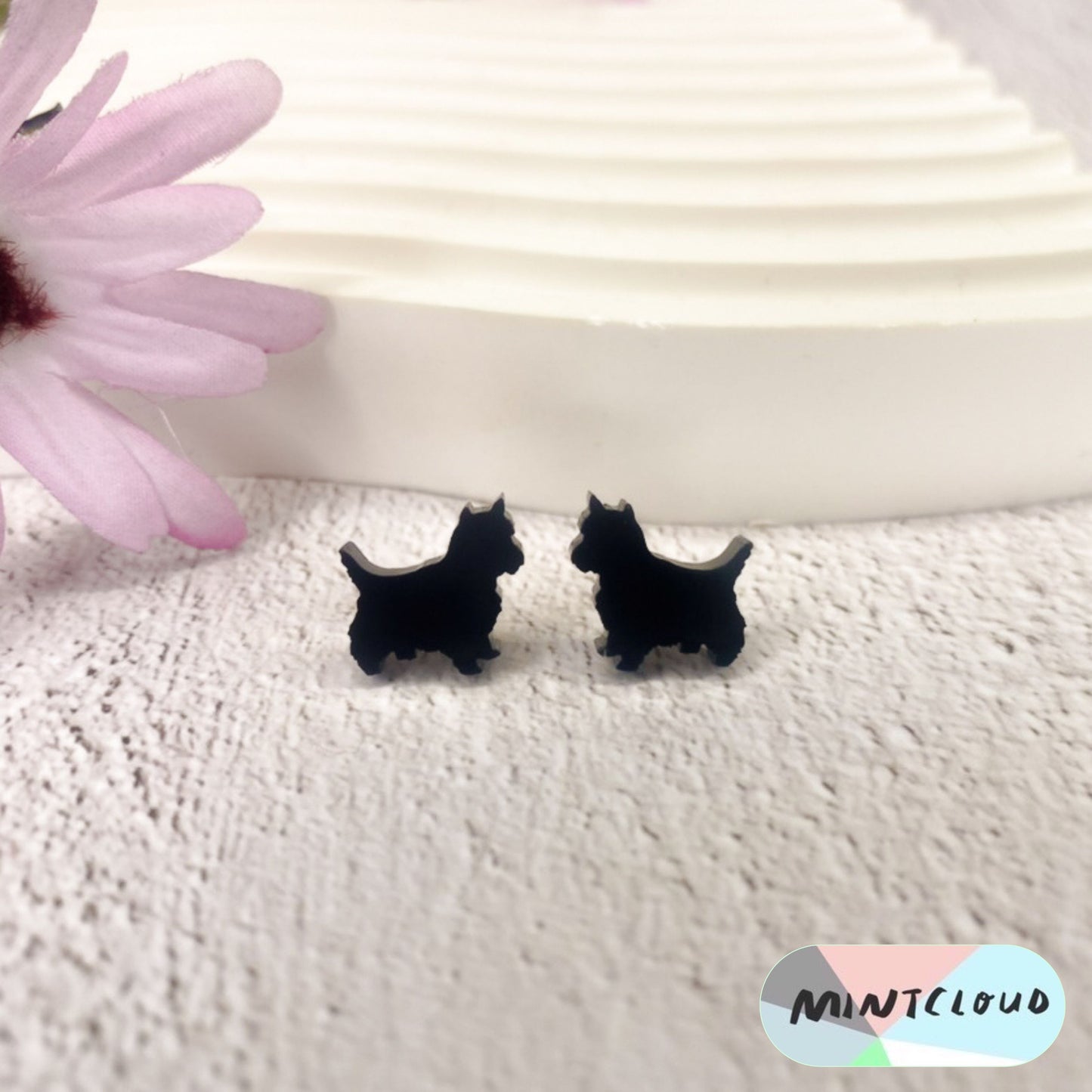 Westie Studs - Various Colours