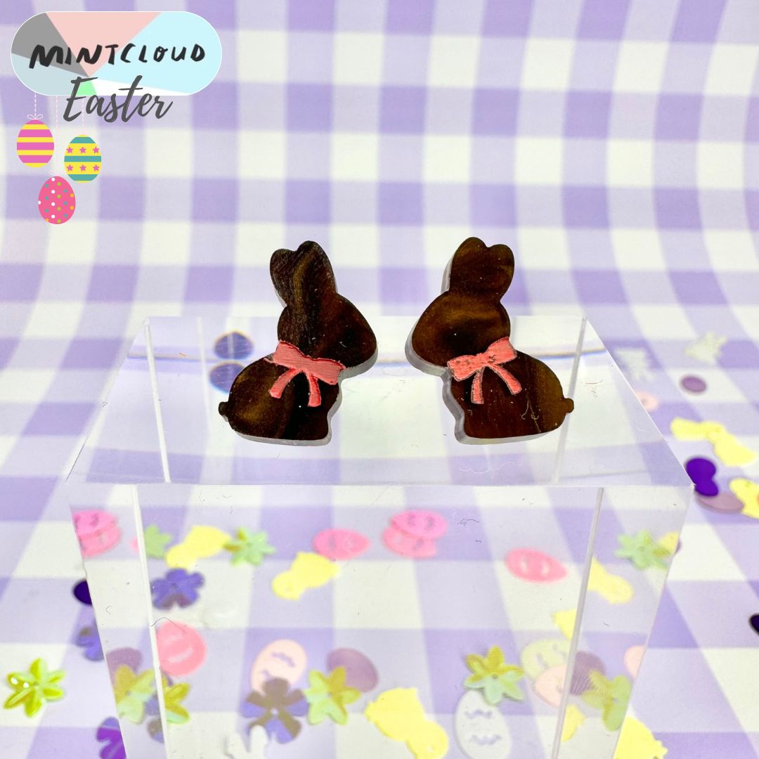 Easter Collection - Choc Bunny Studs