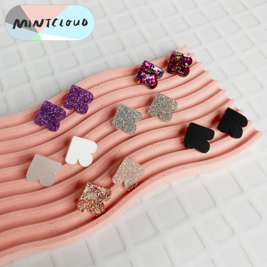 Floral Stud - Various Colours From Mintcloud Studio, an online jewellery store based in Adelaide South Australia