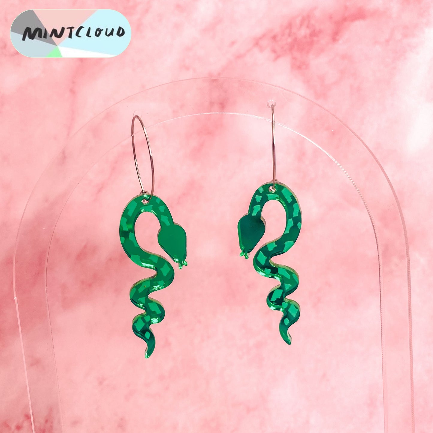 Mirror Snake Dangles - Various Colours